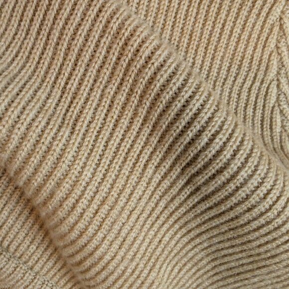 MINT CONDITION Liz Claiborne 100% Merino Wool Camel Knit Cardigan | Women's XL - Picture 4 of 13